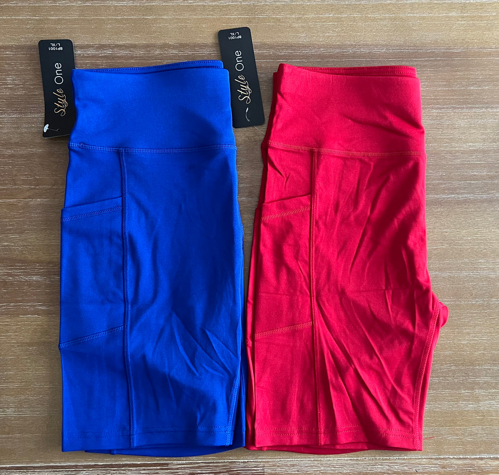 Royal Blue Athletic Shorts – Pinkandpearlyboutique